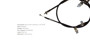 Imagen de CABLE FRENO TRAS IZQ NISSAN FRONTIER 2.3 DCI 2016-2018